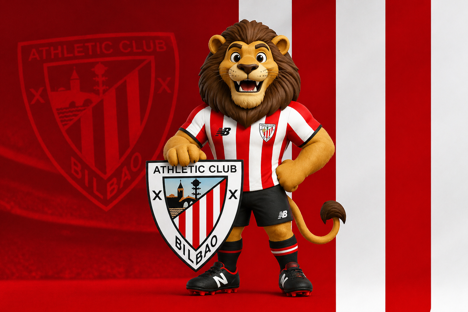 O le&atilde;o &eacute; o mascote do Athletic Club