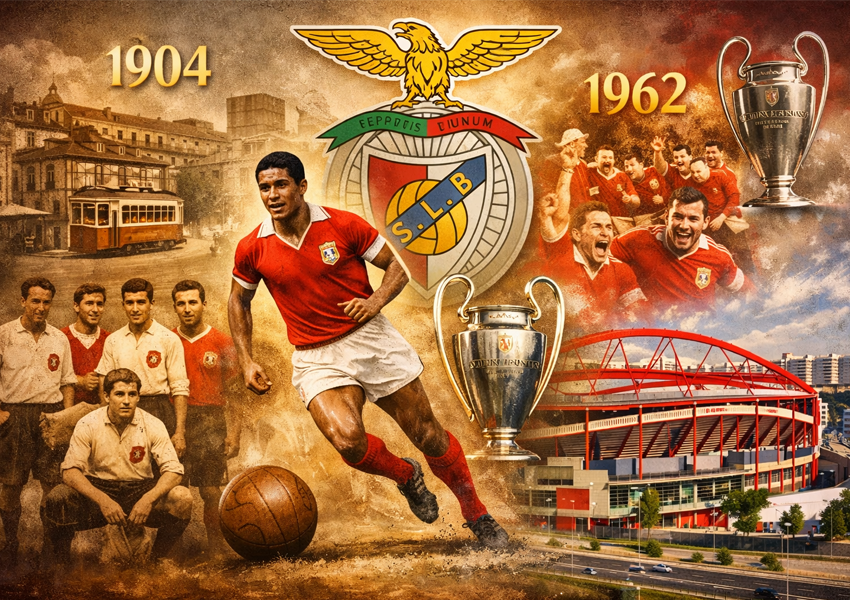 Hist&oacute;ria e conquistas europeias do Sport Lisboa e Benfica