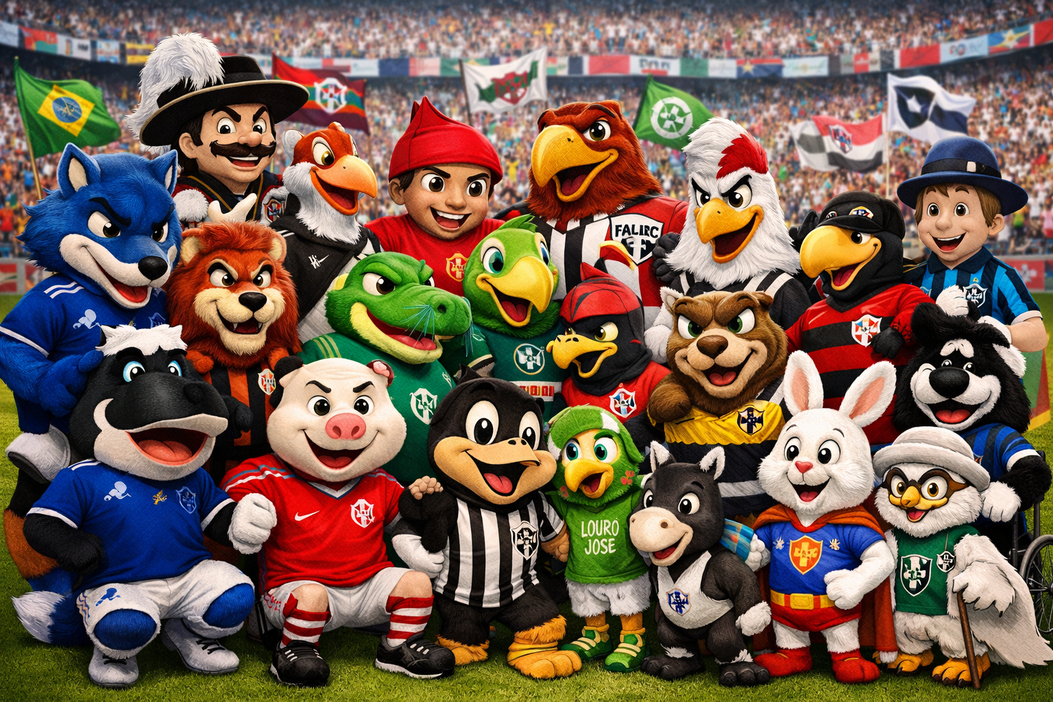 Mascotes dos Times Brasileiros: Histórias e Origens dos