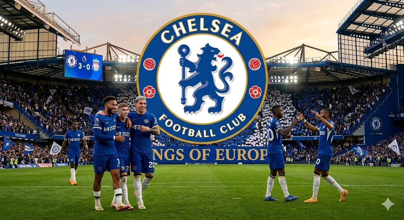 A sede do Chelsea Football Club fica em Fulham, no oeste de Londres