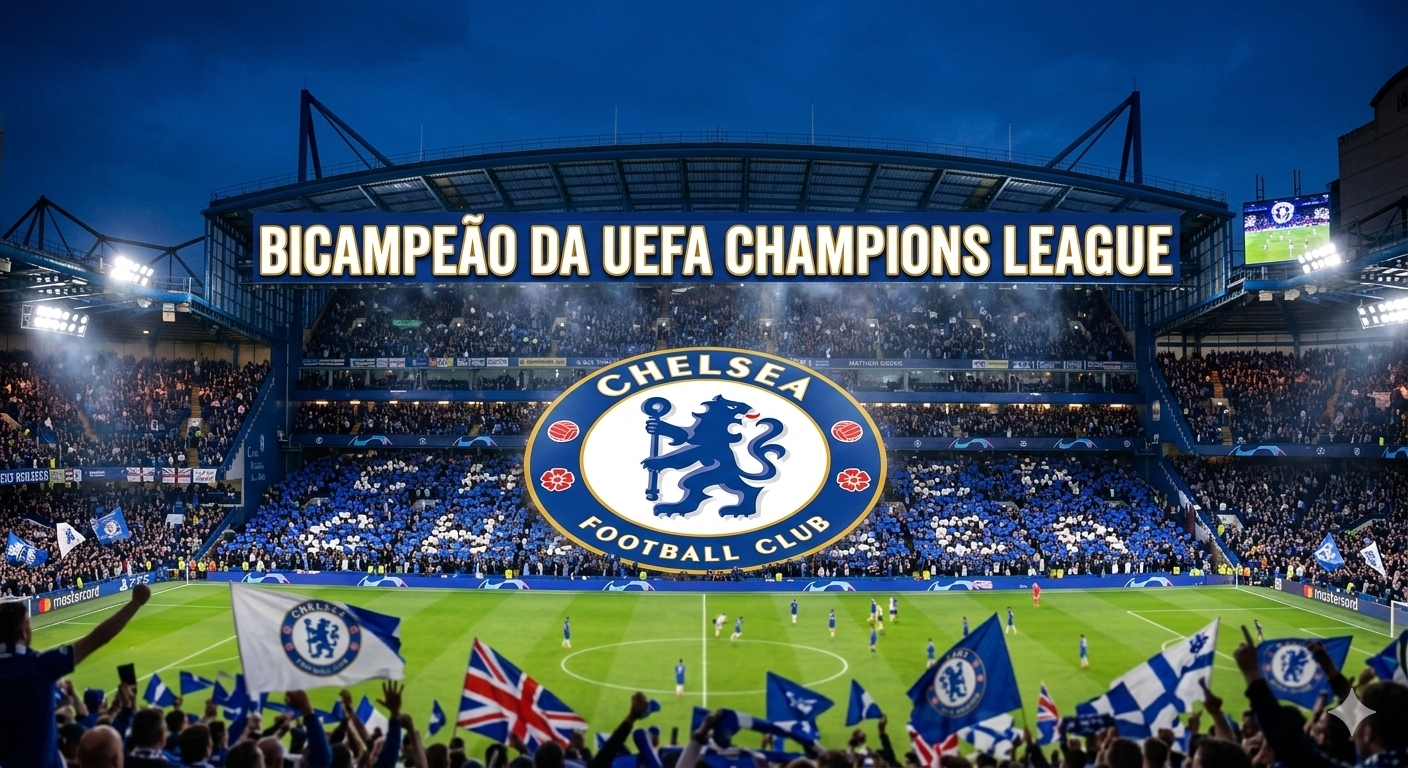 O Chelsea foi campe&atilde;o da UEFA Champions League em 2012 e 2021