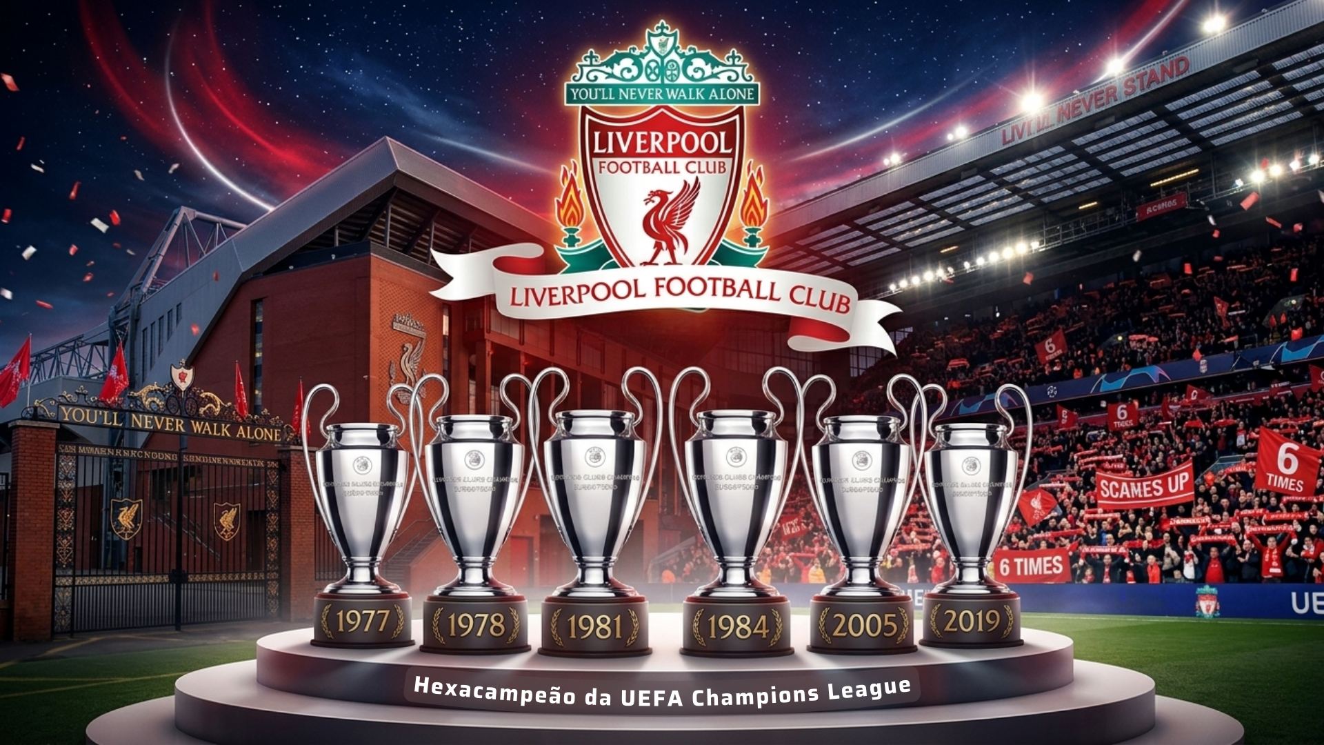 T&iacute;tulos, recordes e estat&iacute;sticas do Liverpool Football Club