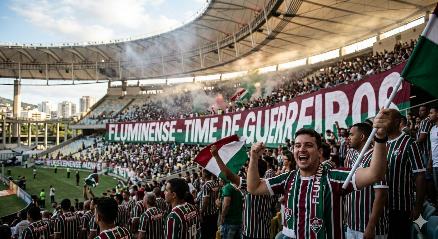 Fluminense, Time de Guerreiros. Torcida no Maracan&atilde;