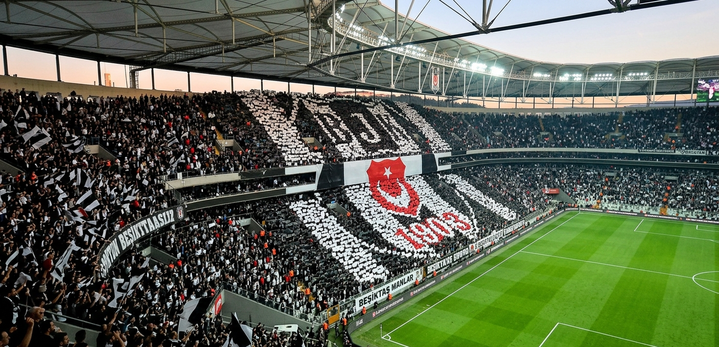 Besiktas, o &Aacute;guia Negra de Istambul, joga &agrave; beira do Estreito de B&oacute;sforo